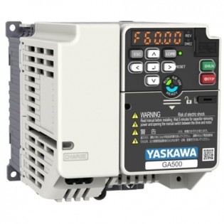 YASKAWA INVERTER GA500 400V, ND 17.5A 7.5KW, HD 14.8A 5.5KW, WITHOUT EMC FILTER
